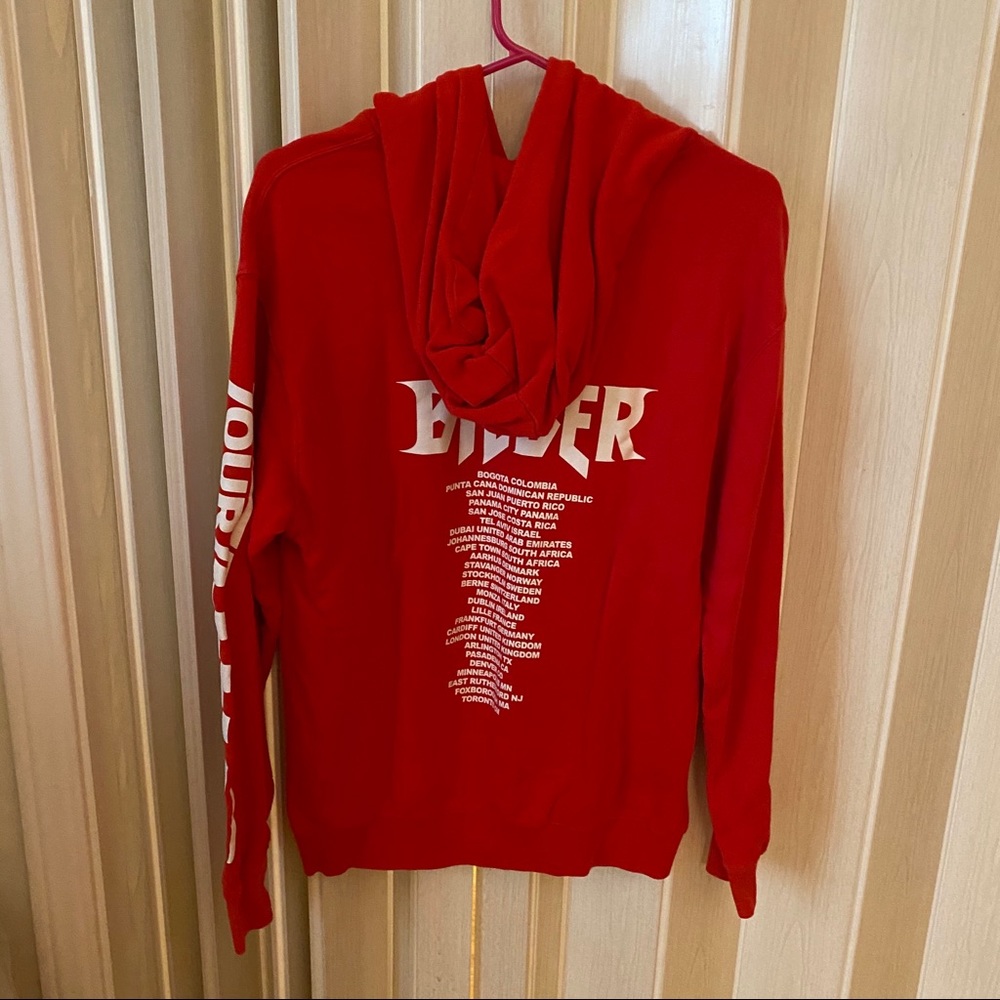 Justin Bieber Tour hoodie